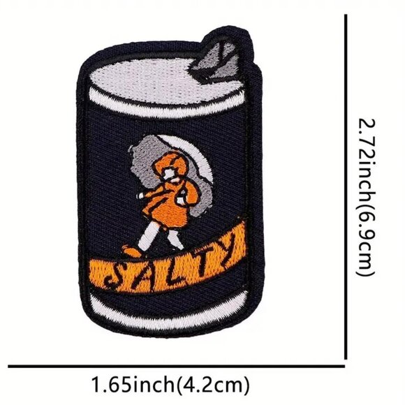 Salty Girl Embroidered Patch Umbrella Salt - Picture 3 of 3